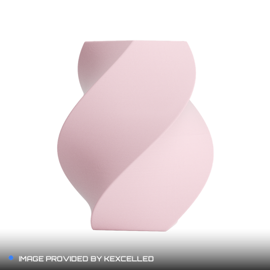 Matte Peach PLA V4 printed sample, image provided by Kexcelled