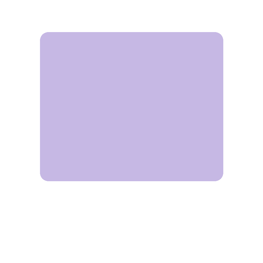 Rattan Purple colour swatch, Kexcelled code 5.037, hex #C6B8E4