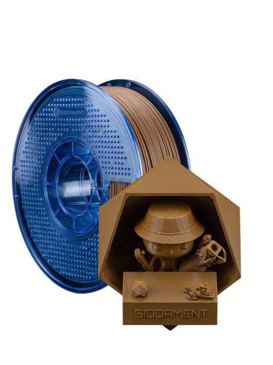 Matte Tan PETG V2 spool with 3D printed parts
