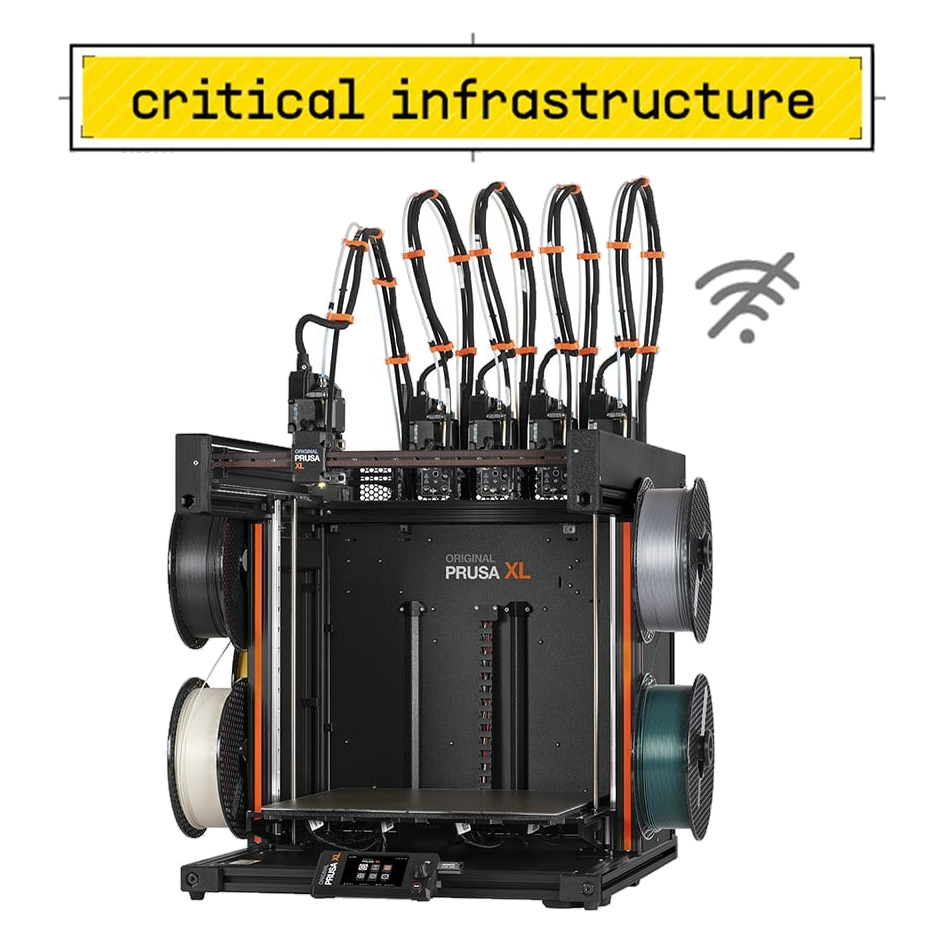 Original Prusa XL 5-toolhead Critical Infrastructure Edition